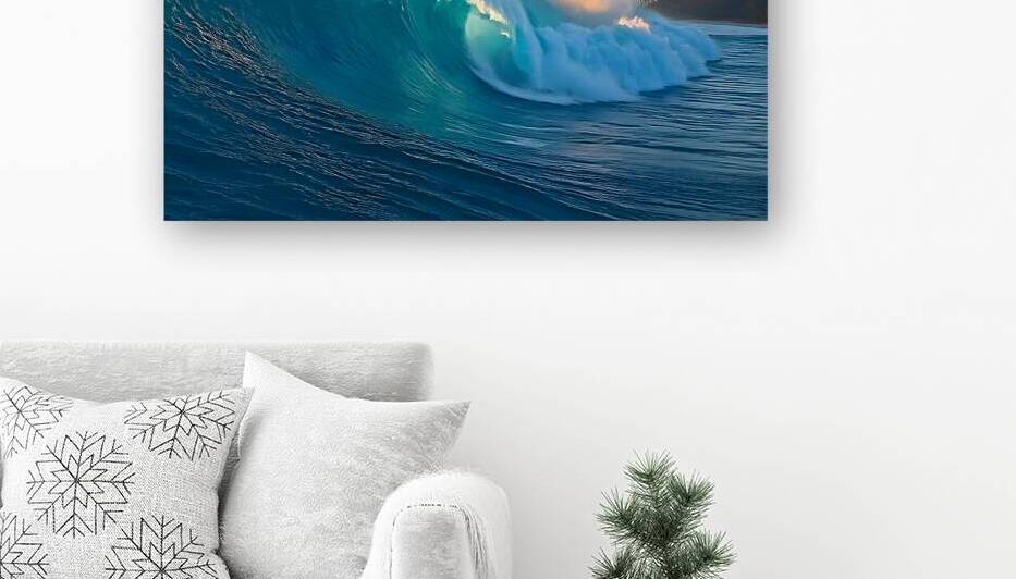 Ocean Fury – Crashing Wave Print by Savage Art Prints