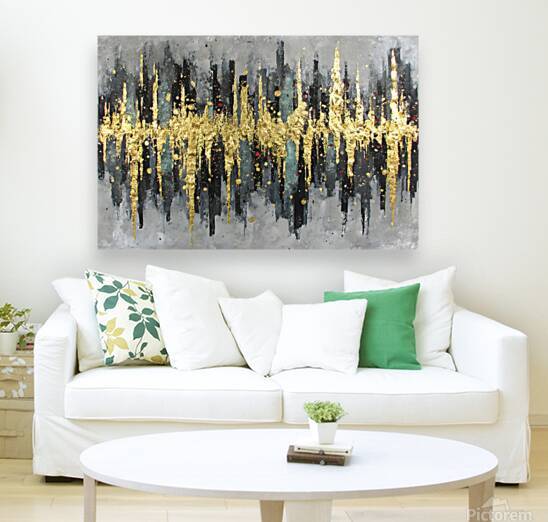 Urban Chaos – Abstract Cityscape Art Print by Savage Art Prints