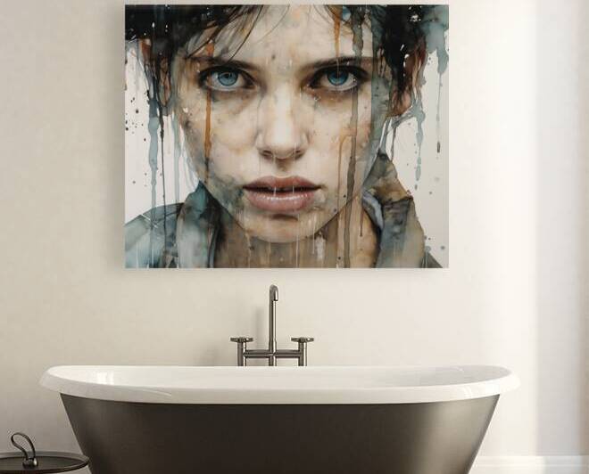 PTSD – After the Storm Portrait Print by Savage Art Prints