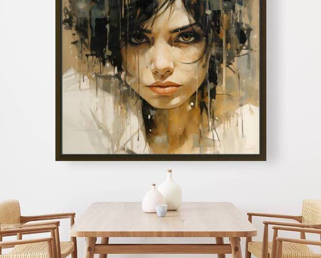 SUS – Suspicion in Dripping Paint Print by Savage Art Prints