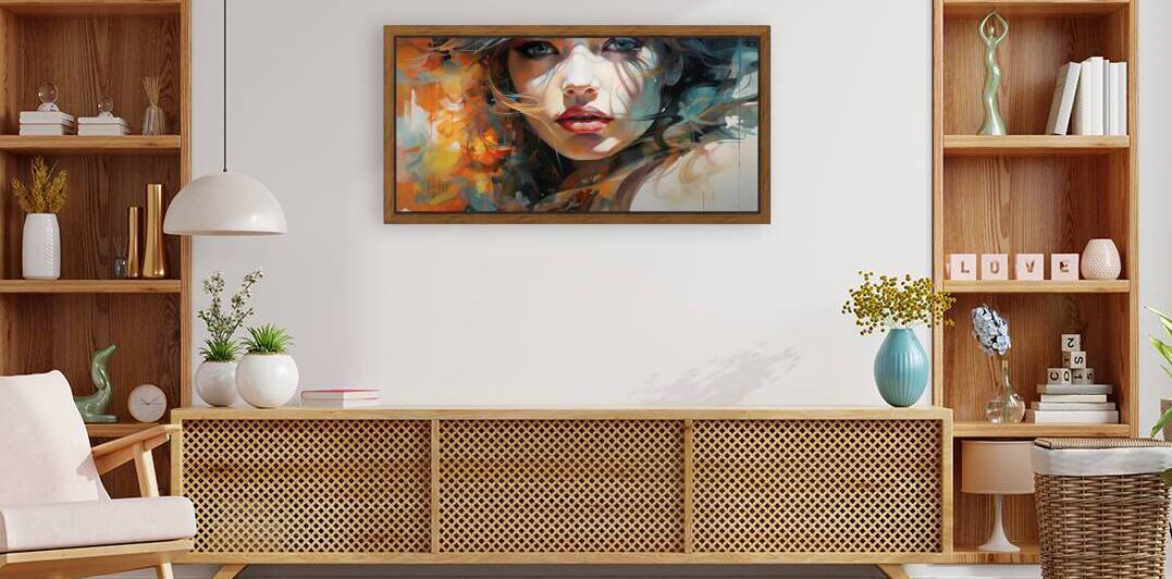 Midnight Siren – Dark Fantasy Portrait Art Print by Savage Art Prints