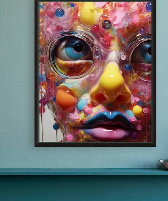 Insanity - Neo-Pop Portrait Art Prints by Savage Art Prints