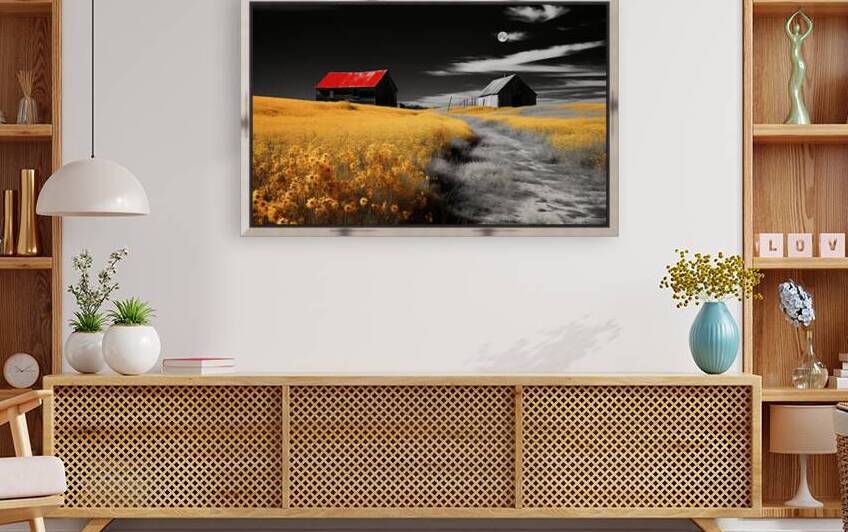 Revival - Sunrise Marsh Landscape Art Prints by Savage Art Prints