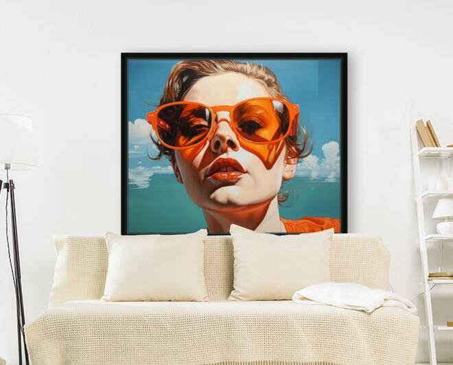 Dissociation - Pop Surreal Portrait Art Prints by Savage Art Prints