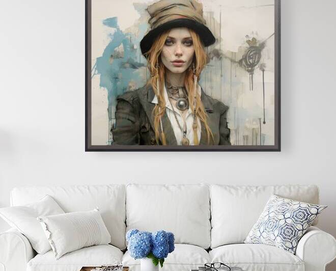 OCD - Conceptual Portrait Art Prints by Savage Art Prints