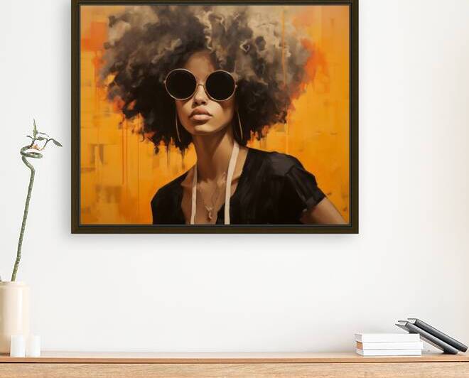 Vibe - Retro Pop Portrait Art Prints by Savage Art Prints