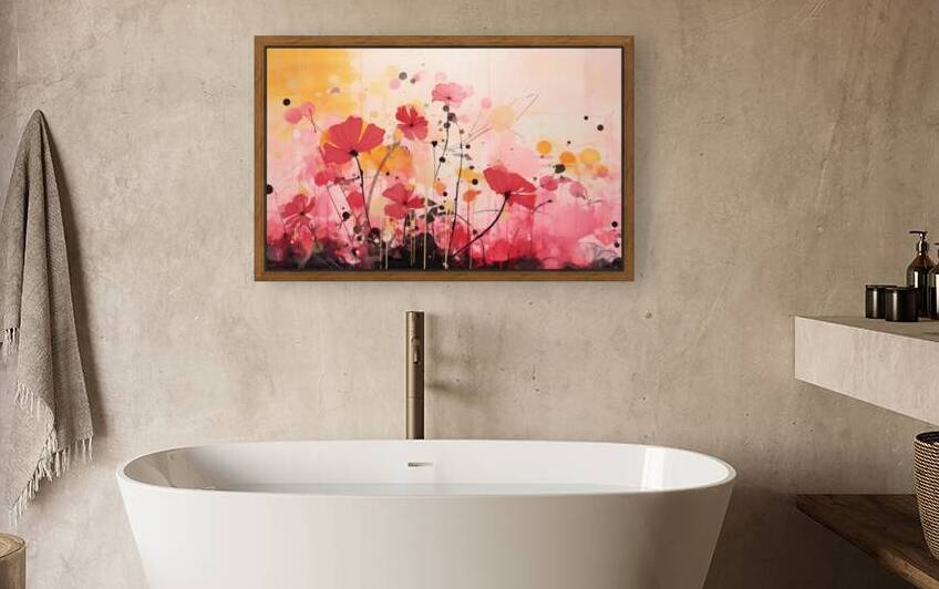 Bliss – Abstract Floral Dream Art Print by Savage Art Prints