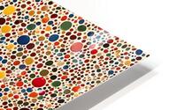 Infinity Dots – Multicolor Pointillist Abstract Print HD Metal print