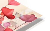 Petals in Paradise – Pastel Garden Abstract Print Impression metal HD