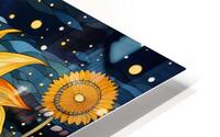 Starry Night Sunflowers – Van Gogh-Inspired Floral Art Print HD Metal print