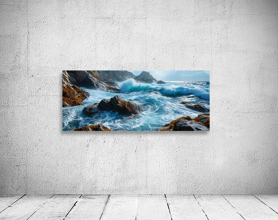 And the Sea Roared - Dramatic Ocean Wave Art Prints Wall Preview