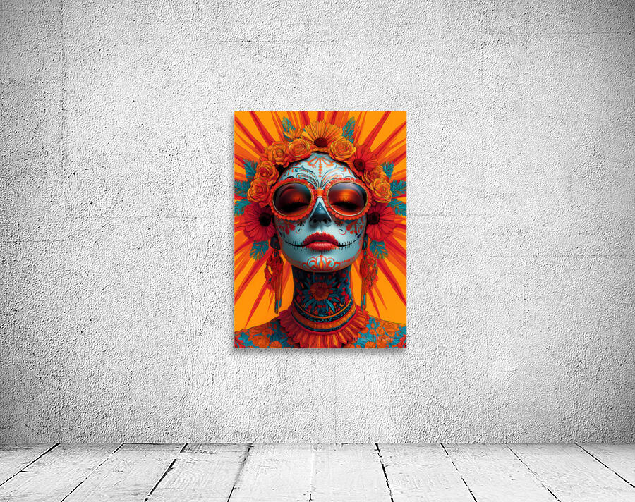 Diosa De Los Muertos - Goddess Of The Dead - Dia de los Muertos Art Prints Wall Preview