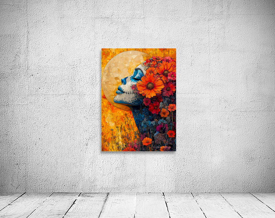 Cempasuchil Eterna - Eternal Marigold - Marigold Floral Art Prints Wall Preview