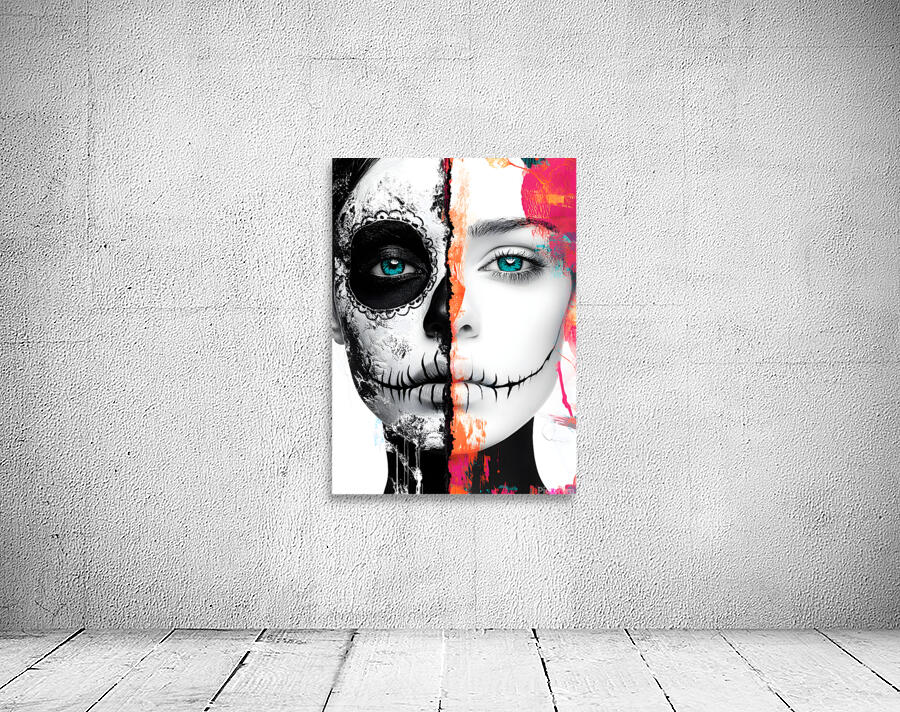 Mitad Del Mas Alla - Half Of The Beyond - Surreal Skull Art Prints Wall Preview