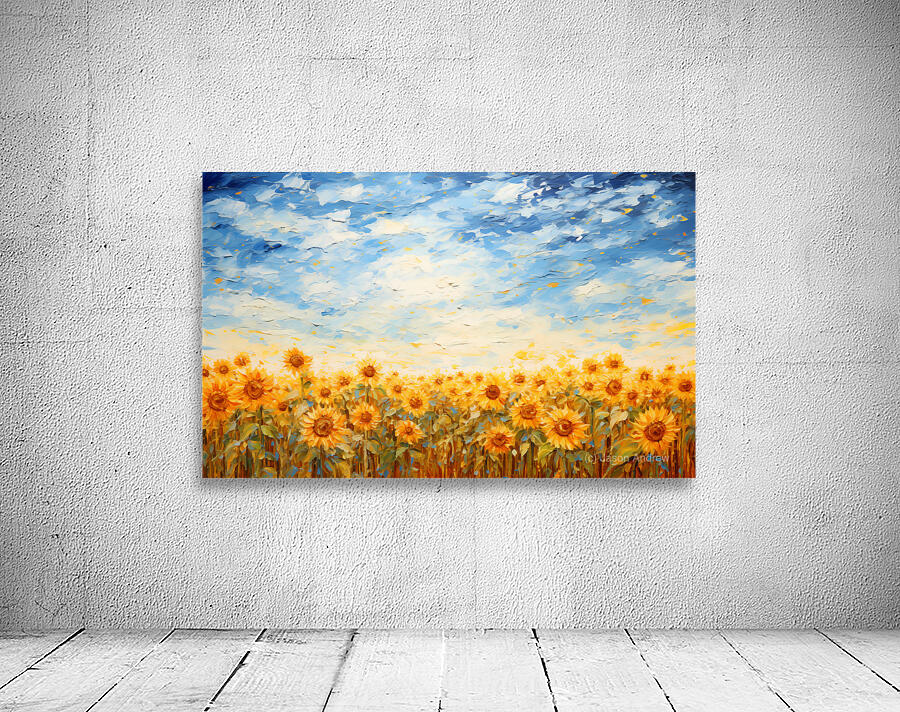 Symphony Of Sunlight - Sunflower Field Art Prints Wall Preview