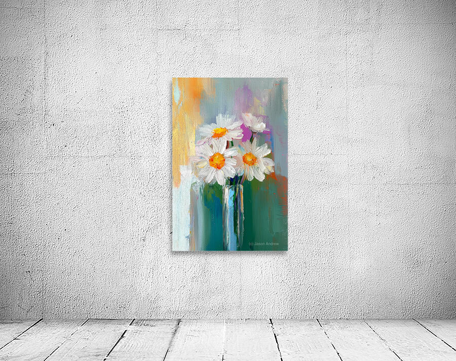 Marguerites Du Dimanche Matin - Daisies On Sunday Morning - Floral Vase Art Prints Wall Preview
