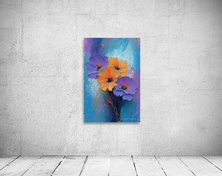 Floraison Au Crepuscule - Twilight Bloom - Contemporary Floral Art Prints Wall Preview