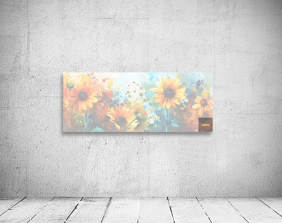 Petales En Feu - Petals On Fire - Wildflower Field Art Prints Wall Preview
