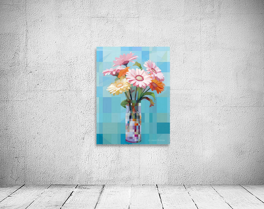 Verre De Lumiere - Glass Of Light - Glass Vase Floral Art Prints Wall Preview