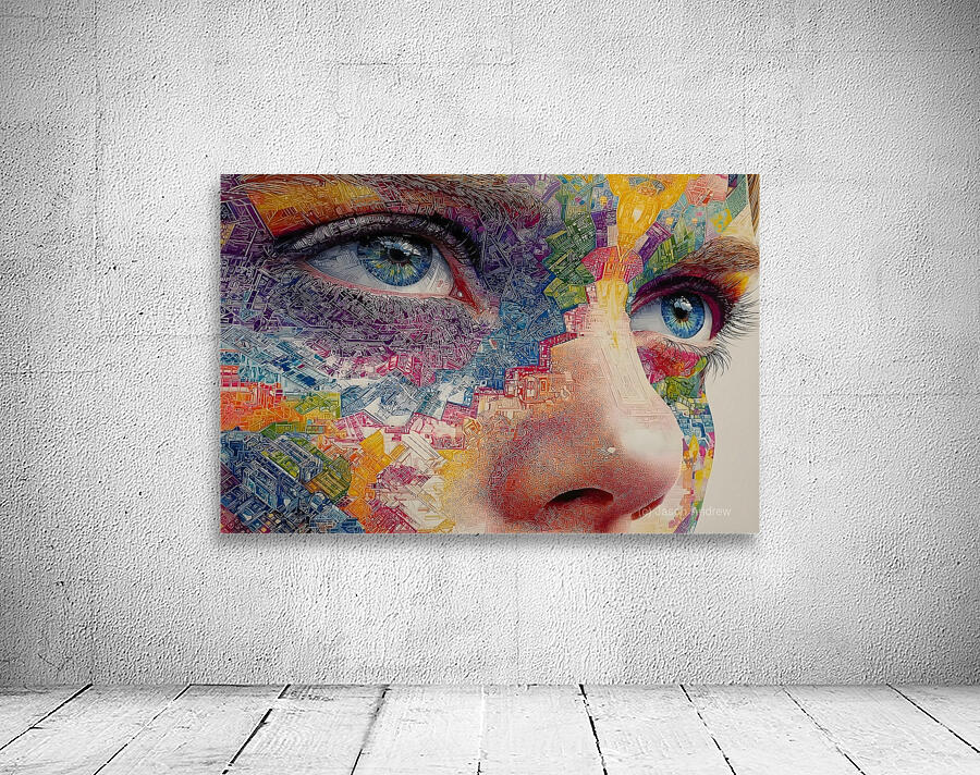 Cartografia Del Alma - Cartography Of The Soul - Surreal Portrait Art Prints Wall Preview