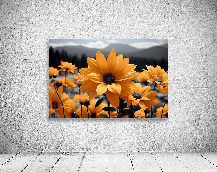 Fleurs Du Crepuscule - Flowers Of Dusk - Evening Floral Art Prints Wall Preview