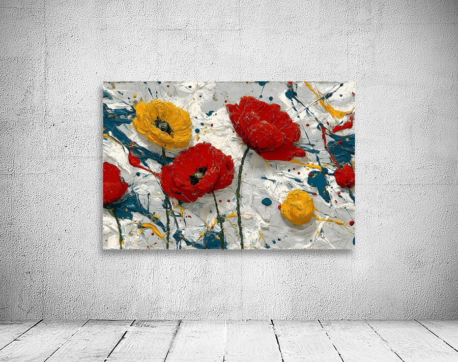 Fleurs En Mouvement - Flowers In Motion - Dynamic Floral Art Prints Wall Preview