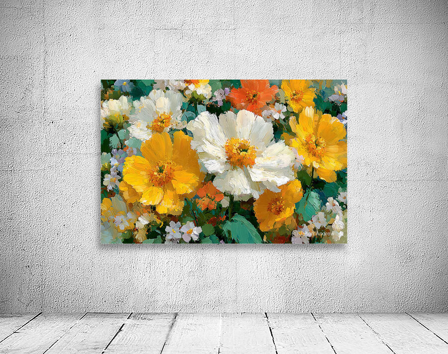 Fleurs Elegantes - Elegant Blooms - Classic Floral Art Prints Wall Preview