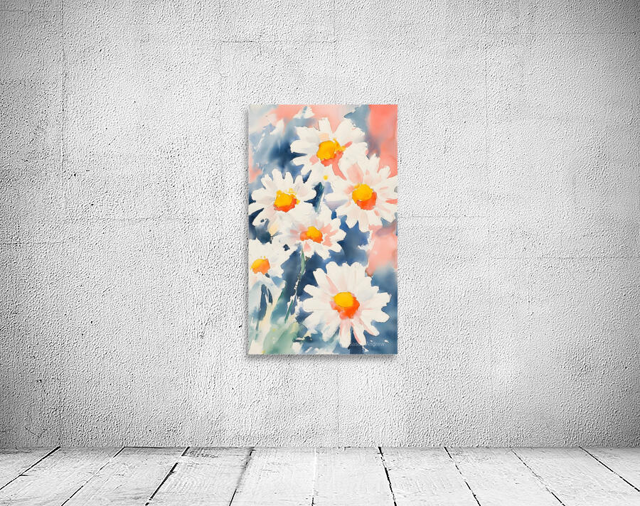 Margherite Al Mattino - Daisies In The Morning - Italian Floral Art Prints Wall Preview