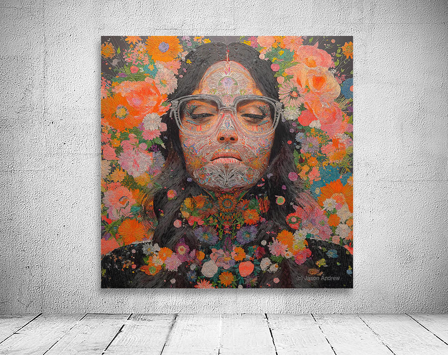 Pensamientos Florales - Floral Thoughts - Pop Surreal Floral Art Prints Wall Preview