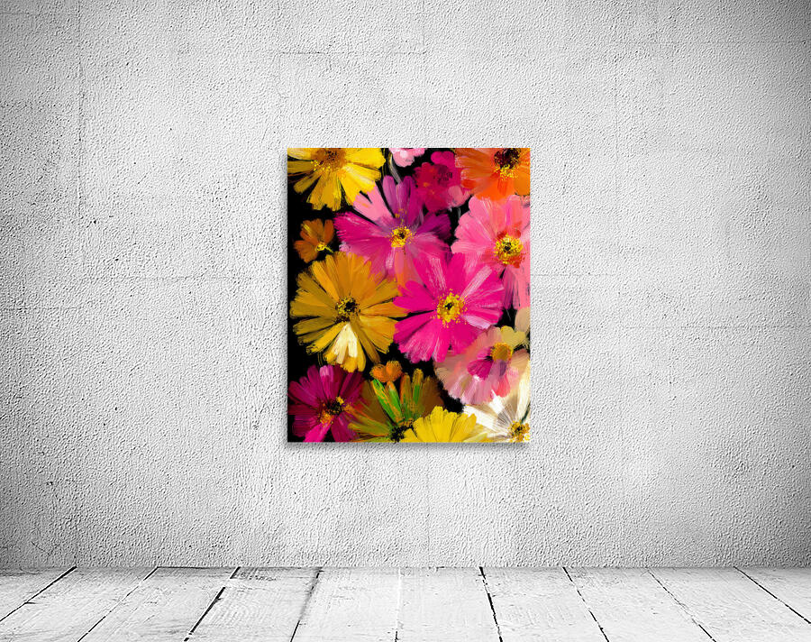 Luce Che Sboccia Nel Buio - Light That Blooms In The Dark - Luminous Floral Art Prints Wall Preview