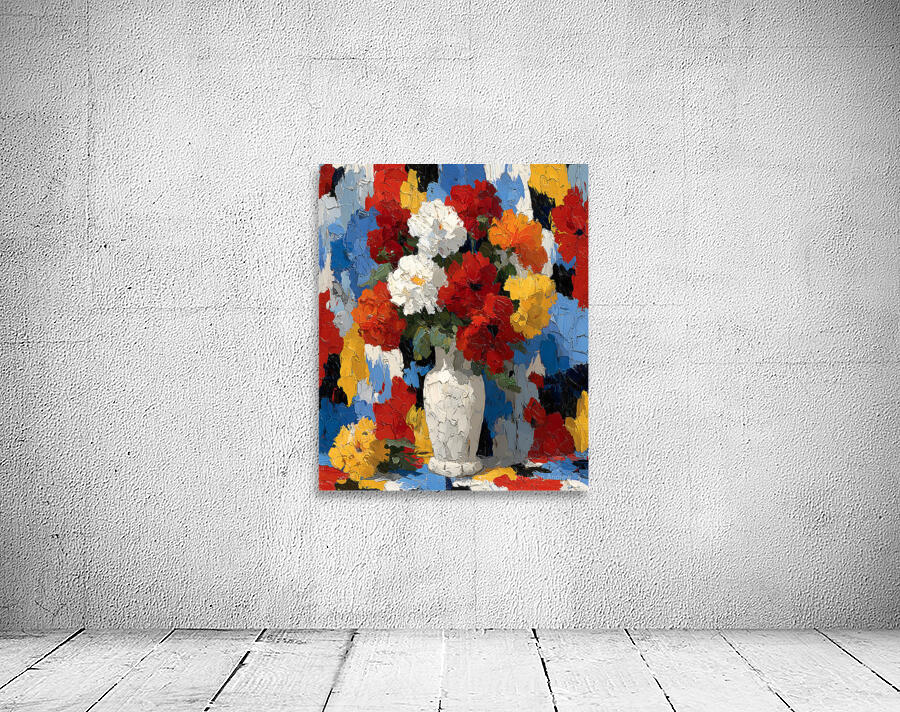 Explosion De Couleurs - Explosion Of Colors - Abstract Floral Art Prints Wall Preview