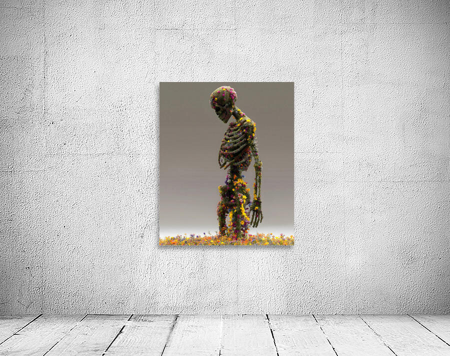 Decay In Bloom - Sculptural Botanical Art Prints Wall Preview