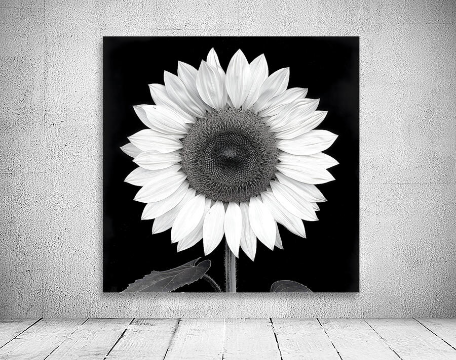 Sunflower Selfie 10 - Sunflower Portrait Art Prints Wall Preview