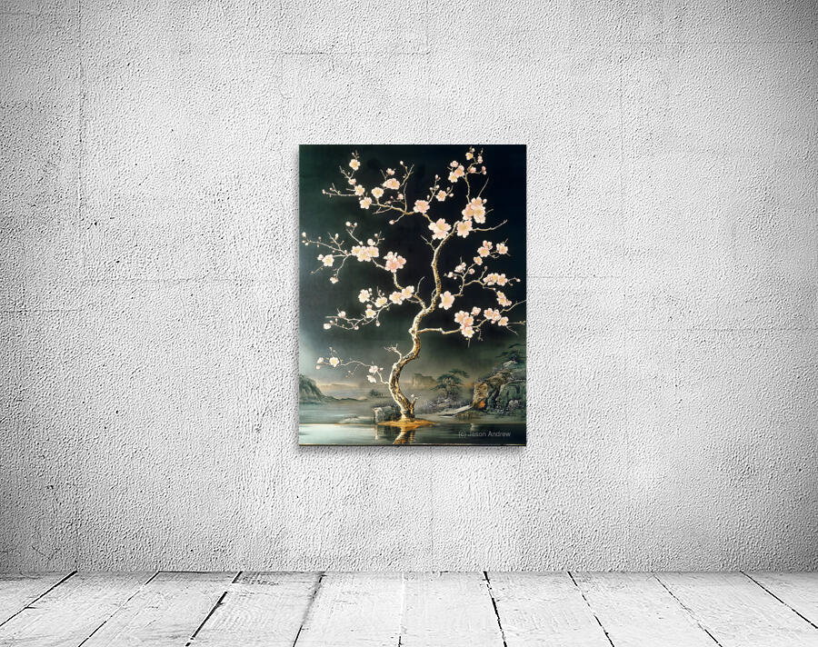 Sakura No Saku 桜の咲く - Blossom In Stillness - Japanese Cherry Blossom Art Prints Wall Preview