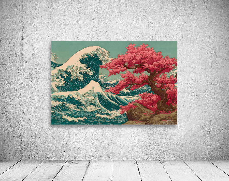 Arashi No Naka No Haru 嵐の中の春 - Spring Within The Storm - Japanese Cherry Blossom Art Prints Wall Preview