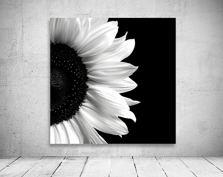 Sunflower Selfie 16 - Sunflower Portrait Art Prints Wall Preview
