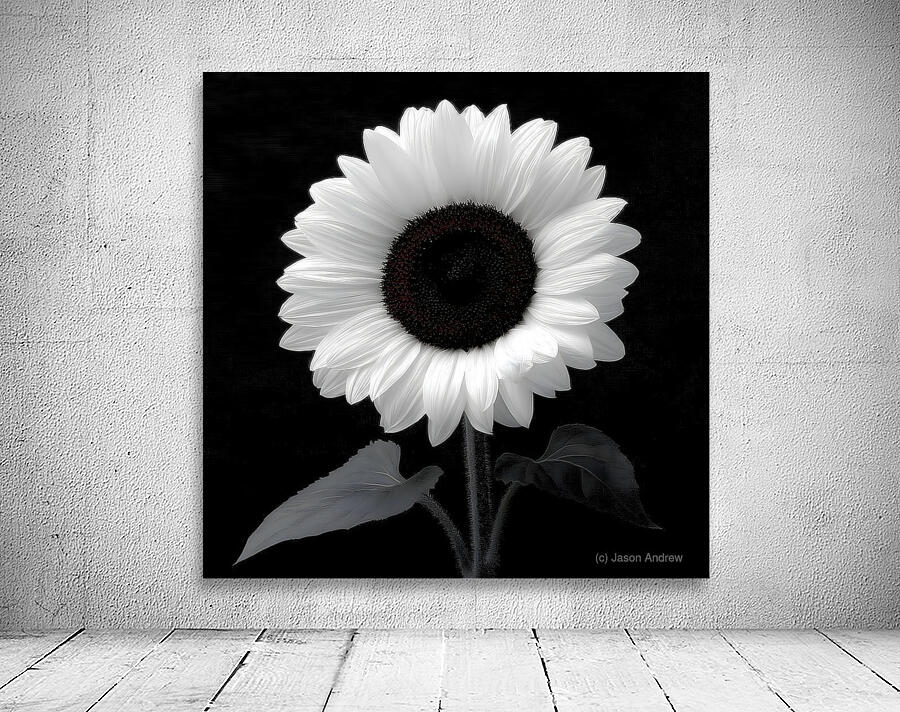 Sunflower Selfie 24 - Sunflower Portrait Art Prints Wall Preview