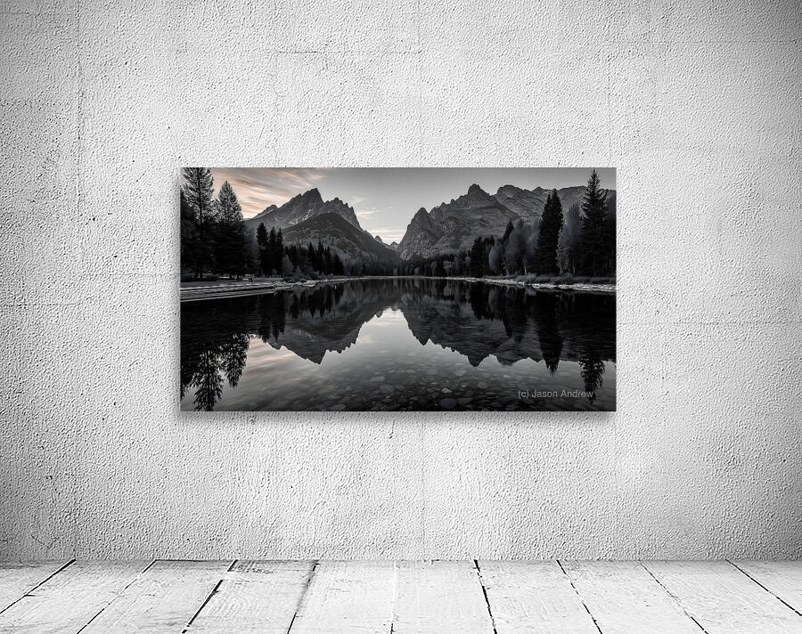 Rorschach Sunset - Modern Sunset Landscape Art Prints Wall Preview