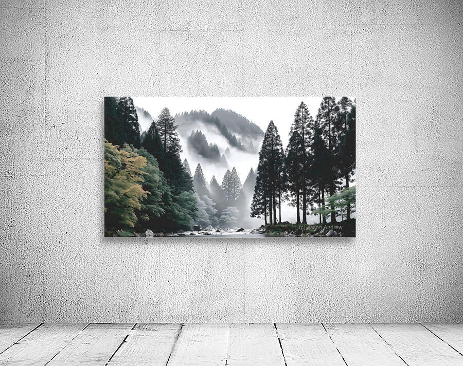 Under The Shroud - Monochrome Landscape Art Prints Wall Preview