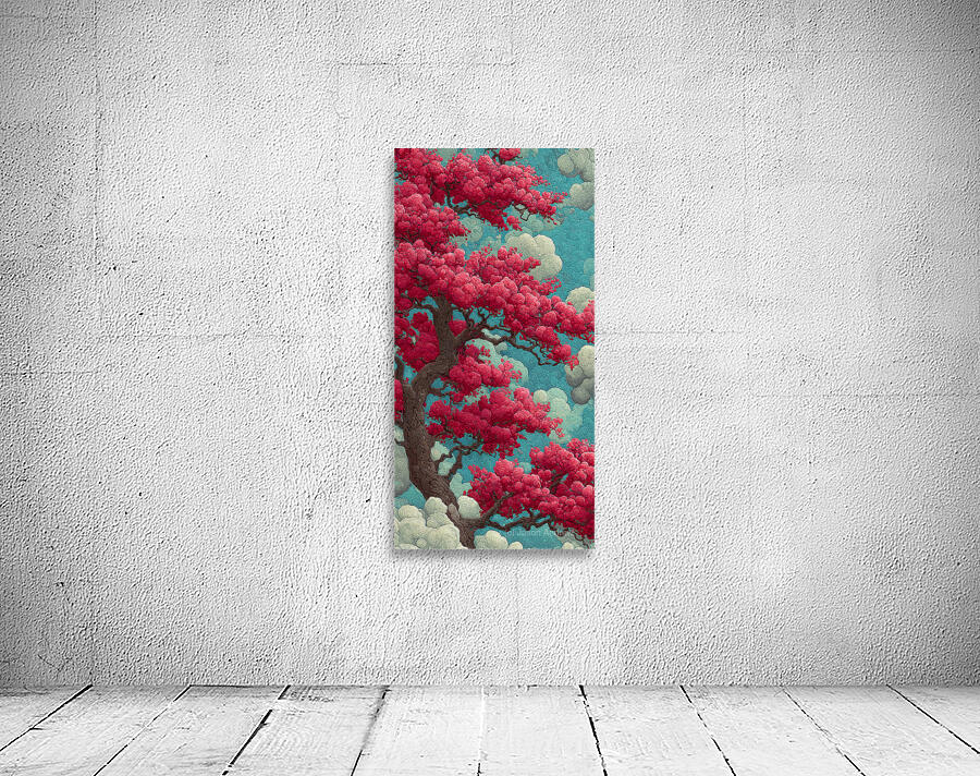 Kumo Ni Saku 雲に咲く - Blooming In The Clouds - Japanese Floral Art Prints Wall Preview