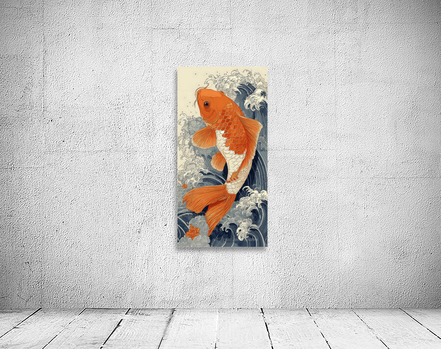 Tabi No Hajimari 旅の始まり - The Voyage Begins - Japanese Koi Art Prints Wall Preview