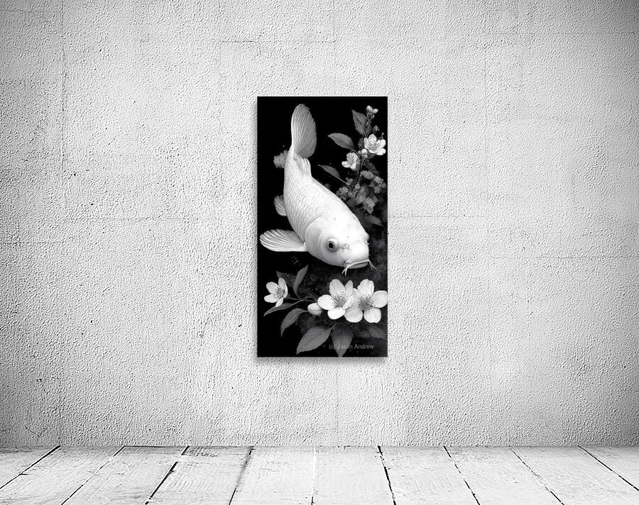 Purachina Ogon No Ketto プラチナ黄金の血統 - Platinum Ogon Bloodline - Japanese Koi Art Prints Wall Preview