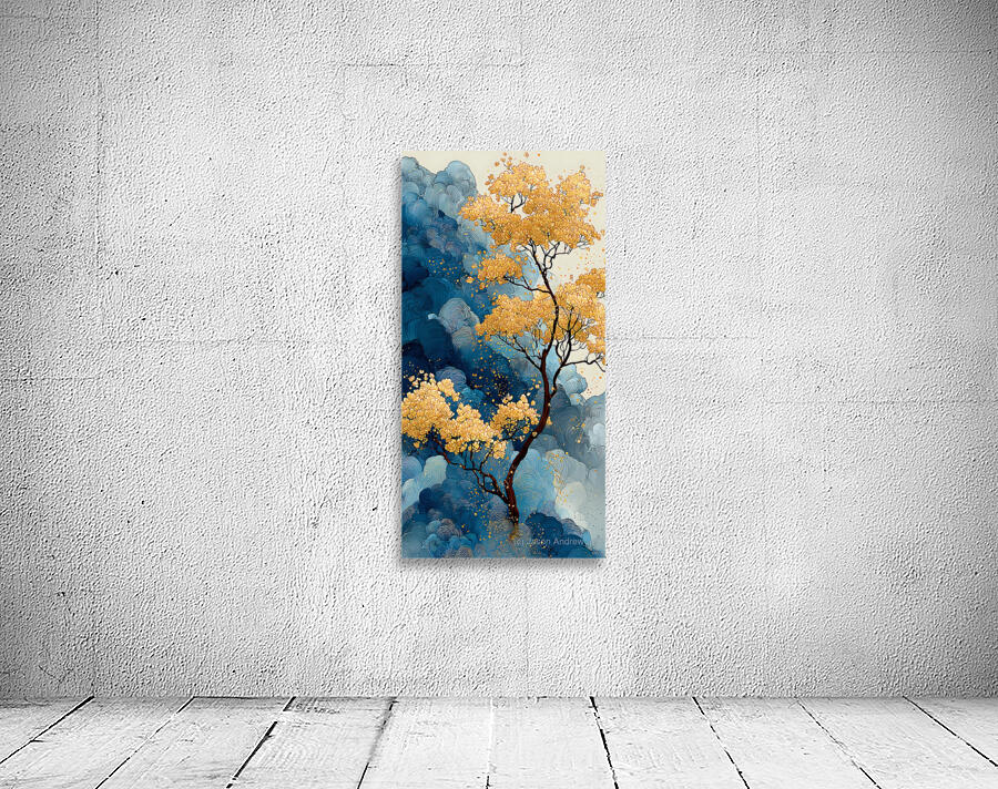 Kin No Ki 金の木 - Tree Of Gold - Japanese Nature Art Prints Wall Preview