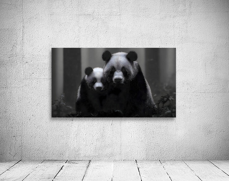 Stealth Mode - Bear Portrait Art Prints Wall Preview