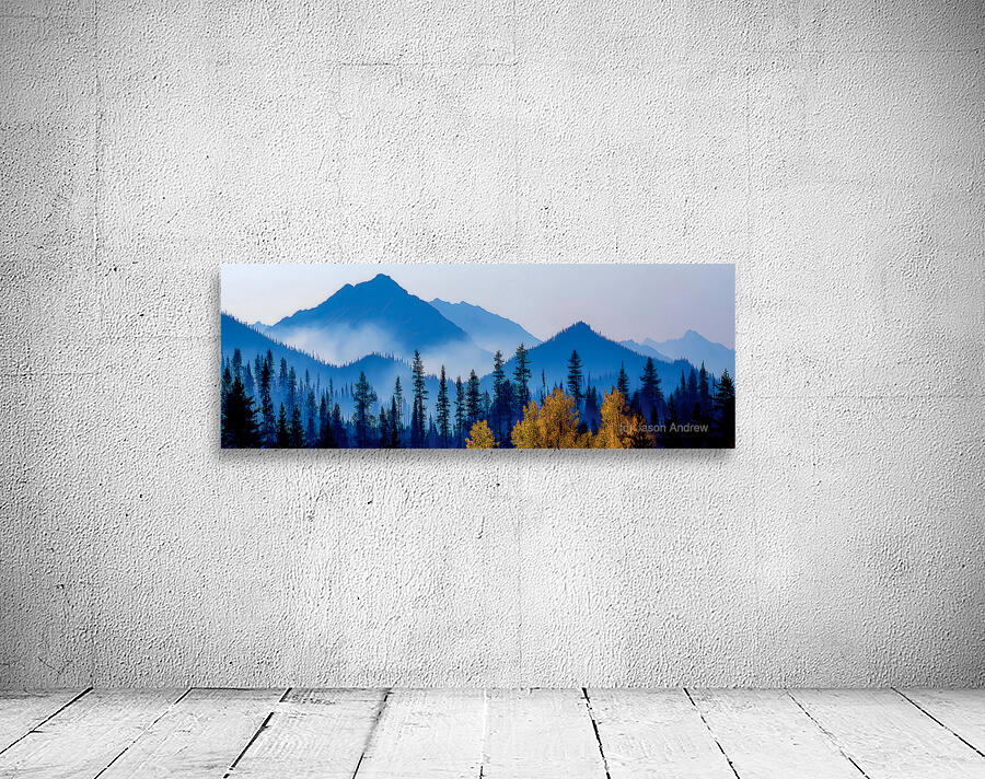 Horizon – Minimal Landscape Art Print Wall Preview