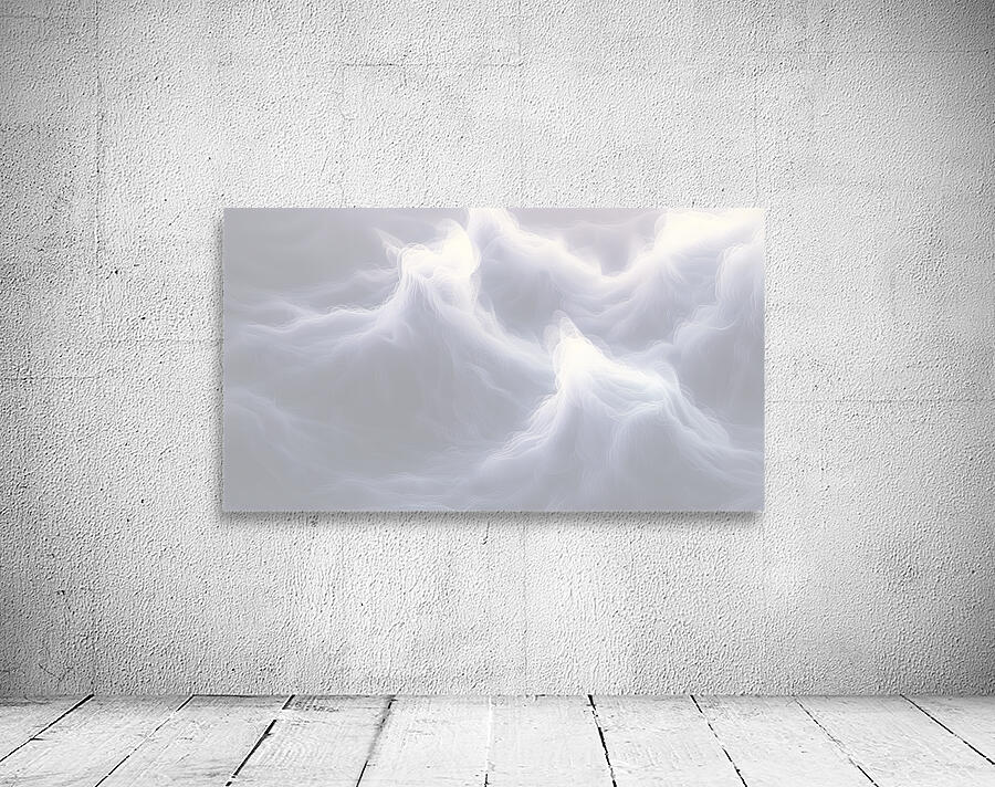 Phantom Tides – Abstract Seascape Art Print Wall Preview