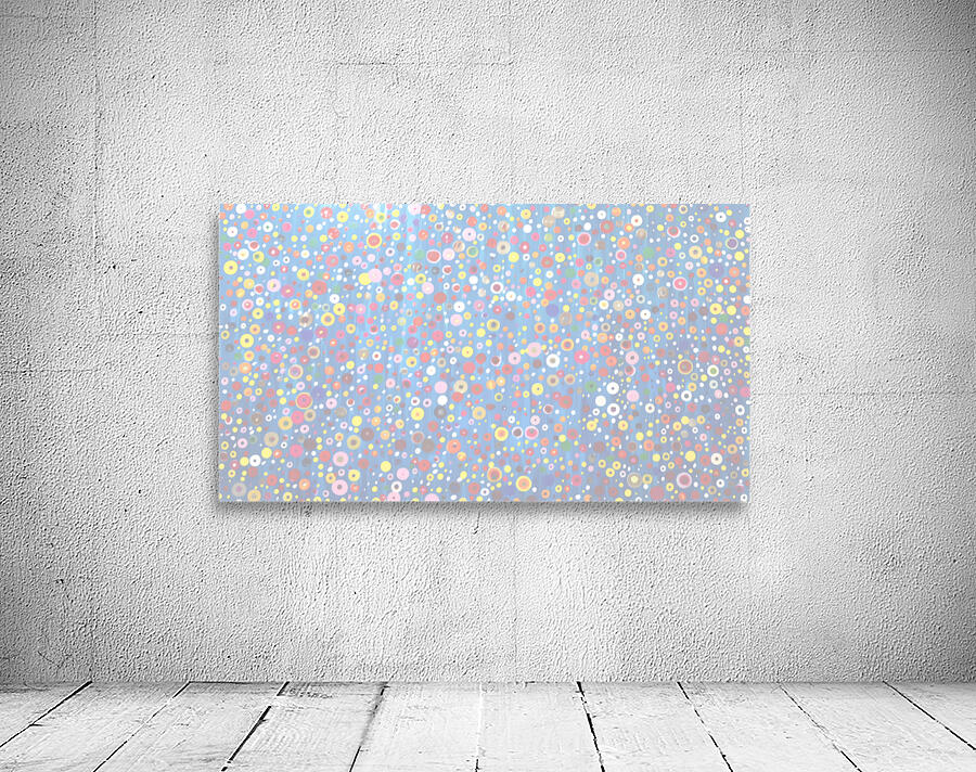 Cosmic Confetti – Vibrant Abstract Art Print Wall Preview