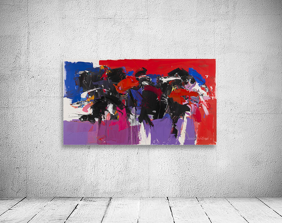 Warpaint Protest – Pop Portrait Art Print Wall Preview