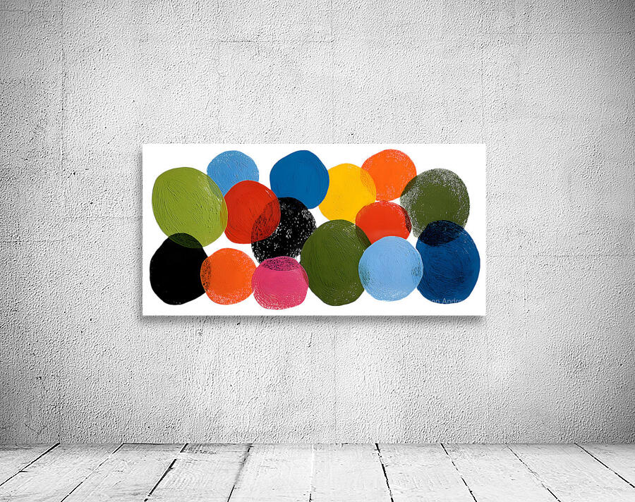 Pop Logic – Colorful Abstract Art Print Wall Preview