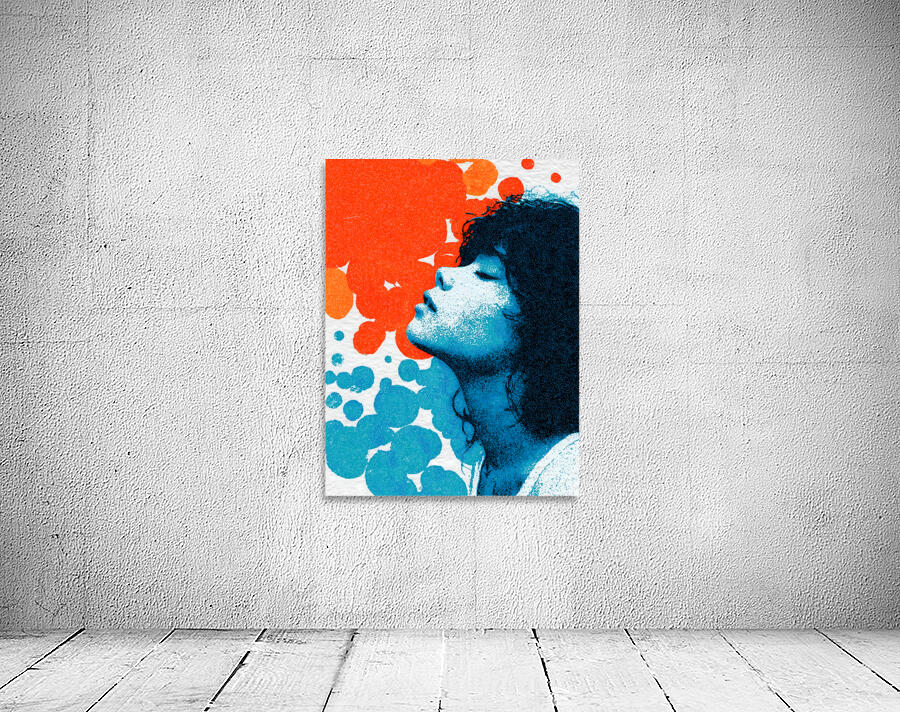 The Breath of Dreams – Vintage Abstract Portrait Art Print Wall Preview